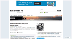 Desktop Screenshot of hasanuddinali.com